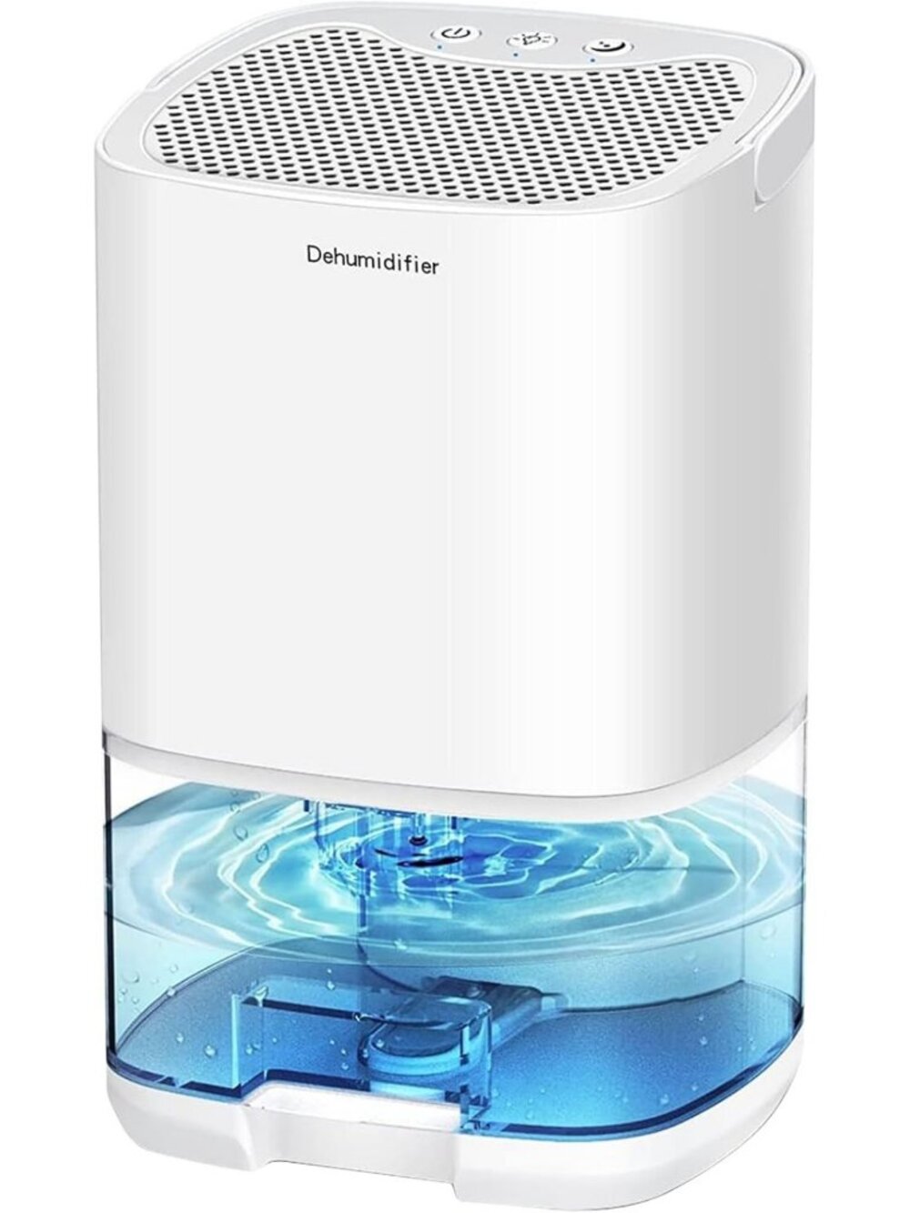 Compact Dehumidifier for Home & Bedroom - 35oz, Ultra Quiet, Auto Shut Off, LED